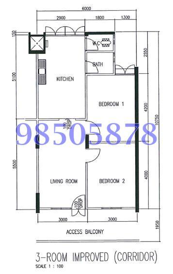 Blk 1 Dover Road (Queenstown), HDB 3 Rooms #152907382